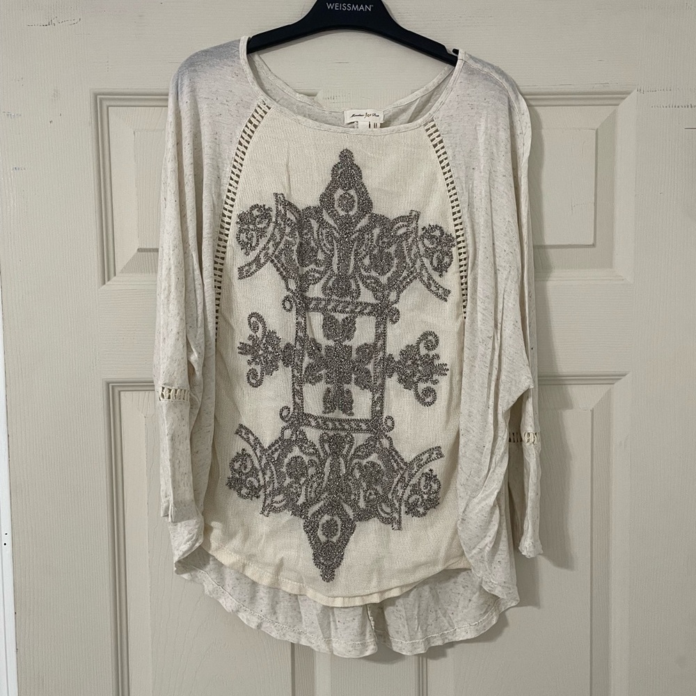Anthropologie Meadow Rue Saba
Embroidered Pullover